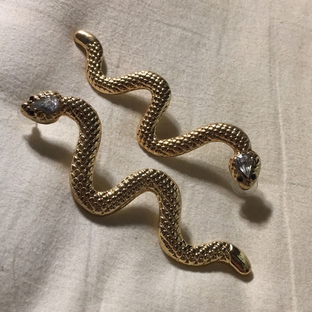 Snake earrings
